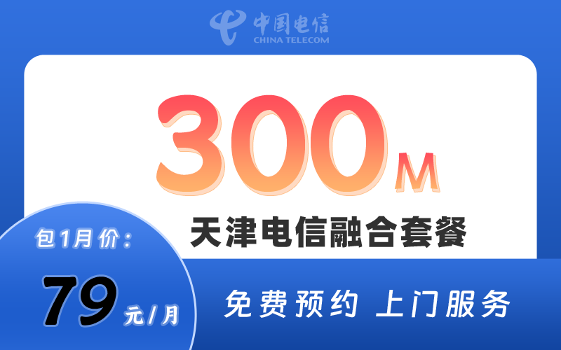 天津电信300M79元/月
